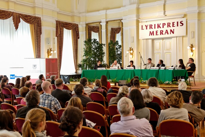 Lyrikpreis Meran 2012 Lesung Uwe Kolbe