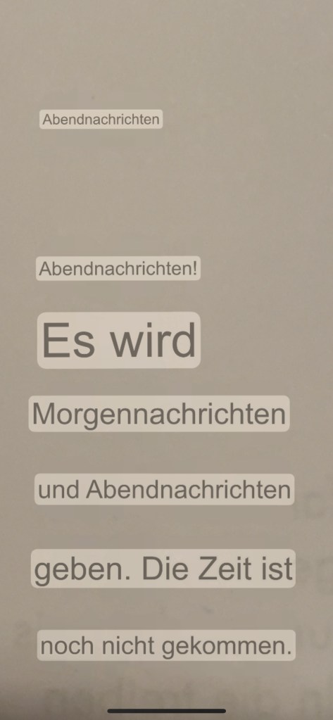 Es wird Nachrichten geben. Die Zeit ist noch nicht gekommen. 
#MartinWinter